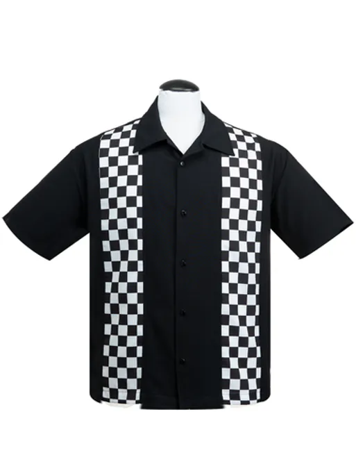 Hovedbilde Steady - Checkered Mini Panel - Sjakkrutete Svart Og Hvit Skj