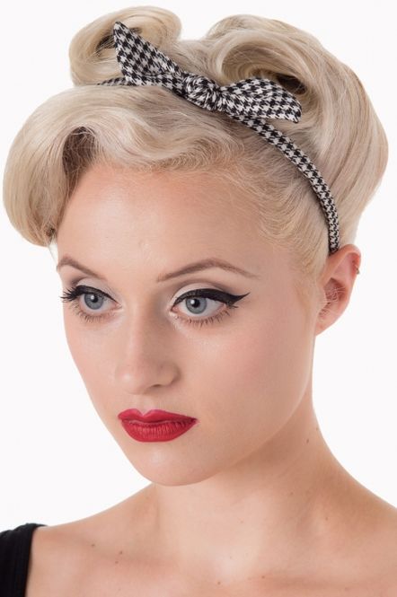 Main Image Jessie Headband Black/White