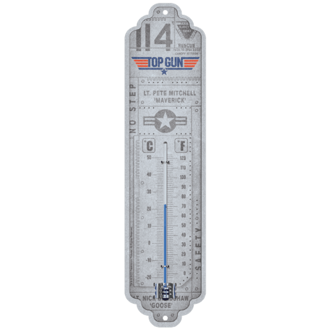 Hovedbilde Termometer - Top Gun Aircraft Metal