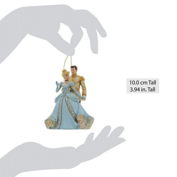 Jim Shore - Ornament Askepott og Prinsen