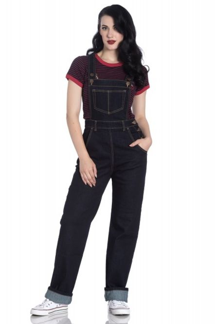 Main Image Elly Mae Denim Dungaree - Navy