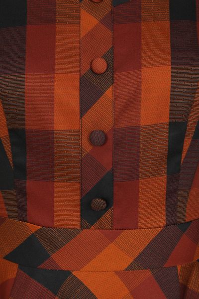 H&R - Caitlin Check Swingkjole