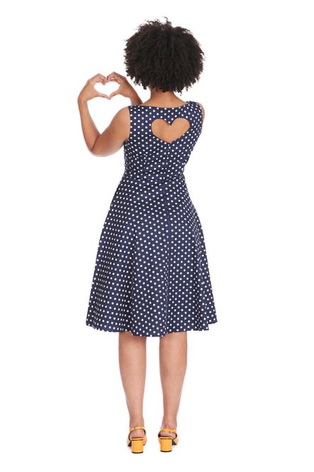 Main Image Banned - Dot Days Kjole - Blå