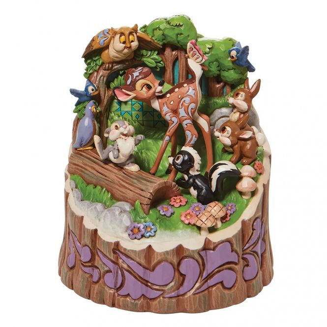 Hovedbilde Jim Shore - Bambi Carved by Heart