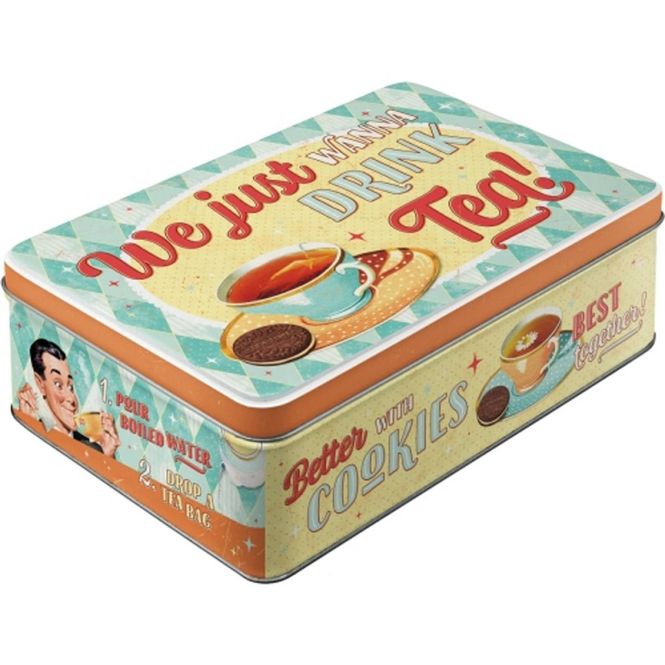Hovedbilde Flat Boks - Tea & Cookies Together