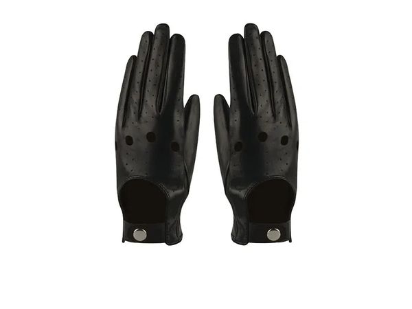 Hansker - MJM -  Skinn Kjørehansker Sort Dame