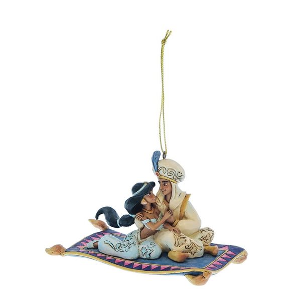 Jim Shore - Ornament Aladdin og Jasmin