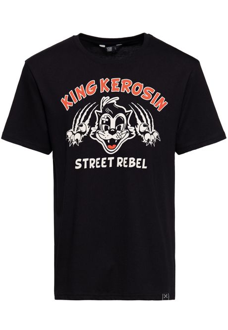 Hovedbilde King Kerosin - Street Rebel T-skjorte - Sort