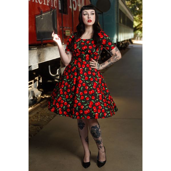 Dolly & Dotty - Brenda Cherry Swingkjole