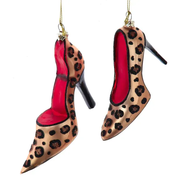 Leopard Sko Juletrepynt