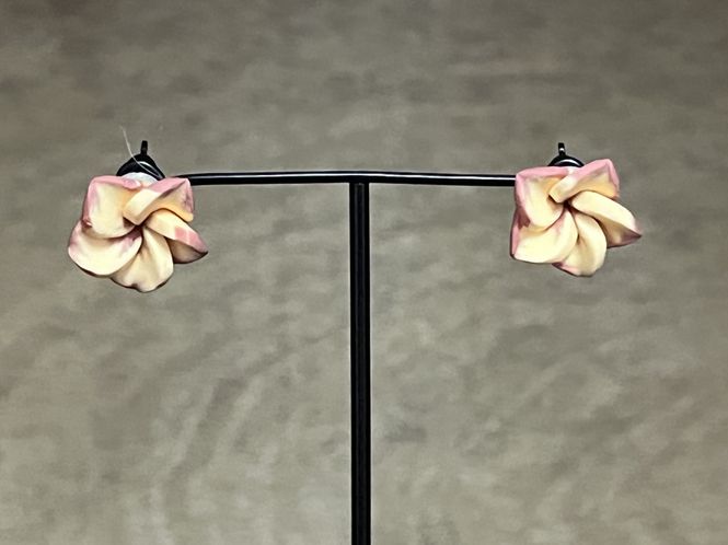 Hovedbilde Øredobber - Hawaii Gul/Rosa