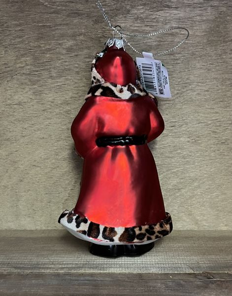 Leopard Nisse Glass