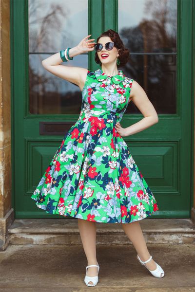 H&R - Emerald Botanica Swingkjole