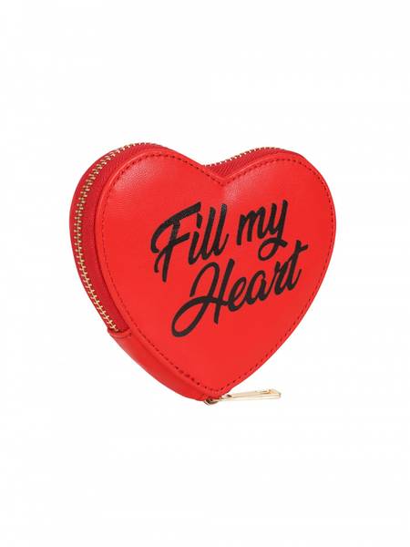 Portmone - Lulu Hun Hjerte - Rød