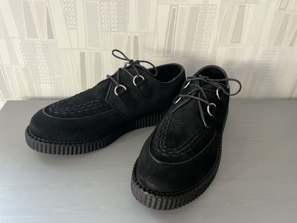 Creeper Shoe - Harley - Sort Semsket