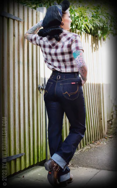Rumble59 - Ladies Denim Straight Cut